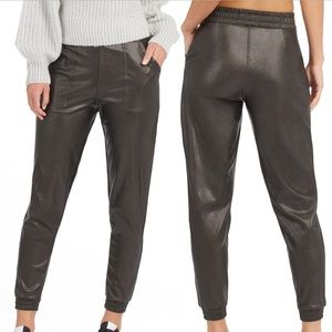 SPANX Faux Leather Joggers
